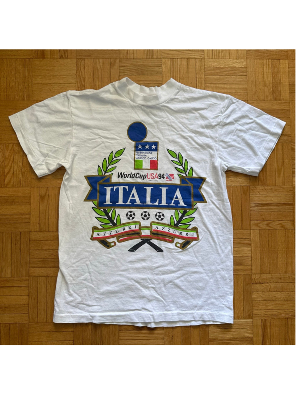 Vintage Italia Italy World Cup 94 Azzurri shirt Size Small